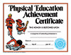 FLIPSIDE H-VA195CL CERTIFICATE PHYSICAL EDUCATION 30PK