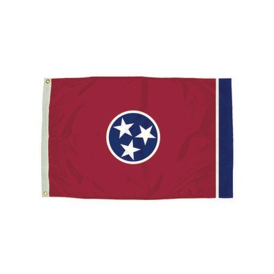 FLAGZONE LLC FZ-2412051 3X5 NYLON TENNESSEE FLAG HEADING &GROMME