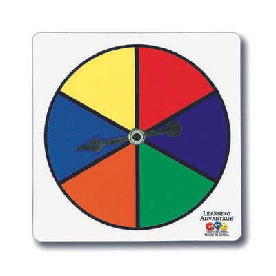 LEARNING ADVANTAGE 7354 SIX-COLOR SPINNERS