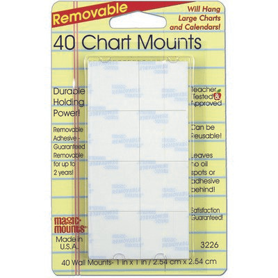 MILLER STUDIO 3226 MAGIC MOUNTS CHART MOUNTS 1IN X 1INPACK 
