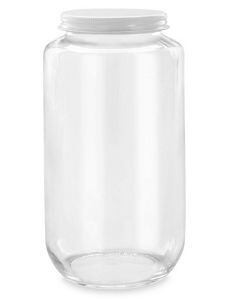 USC S-12757B-M WIDE-MOUTH GLASS JARS BULK PACK - 32 OZ,