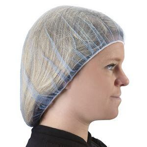 USC S-15371BLU NYLON HONEYCOMB HAIRNETS - 20", BLUE