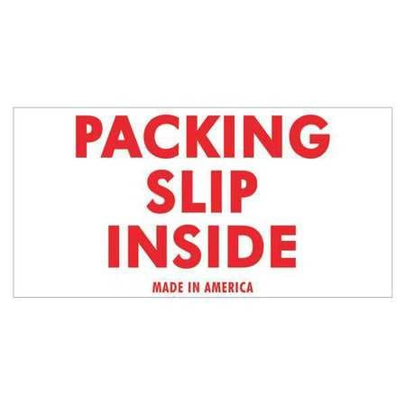 TAPE LOGIC SCL250 2" X 4" - "PACKING SLIP INSIDE" LABELS