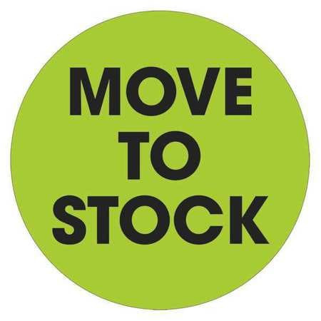 TAPE LOGIC DL1246 2" CIRCLE - "MOVE TO STOCK" FLUORESCENT 