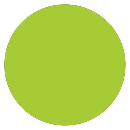 TAPE LOGIC DL614J 3" FLUORESCENT GREEN INVENTORY CIRCLE LA