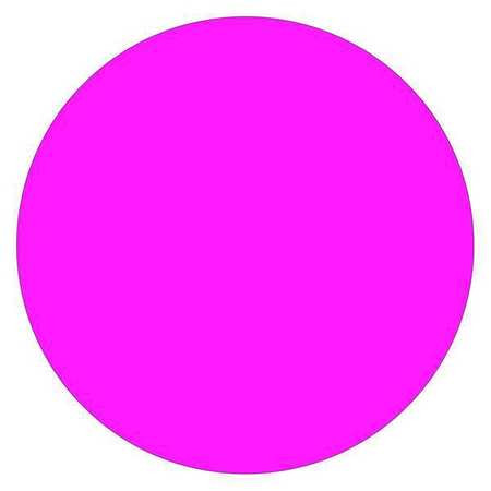 TAPE LOGIC DL614K 3" FLUORESCENT PINK INVENTORY CIRCLE LAB