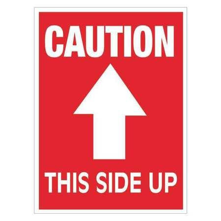 TAPE LOGIC SCL511R 3" X 4" - "CAUTION - THIS SIDE UP" ARROW