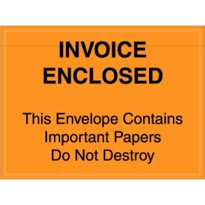 BOX PARTNERS PL416 ENVELOPES, 4 1/2" X 6", ORANGE