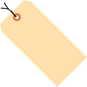 BOX PARTNERS G10082 SHIPPING TAGS, 6 1/4" X 3 1/8", 13 PT