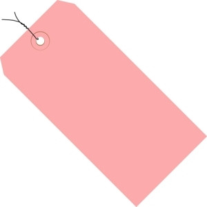 BOX PARTNERS G11043J SHIPPING TAGS, 4 1/4" X 2 1/8", PINK