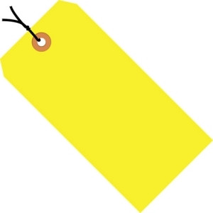 BOX PARTNERS G12052A SHIPPING TAGS, 4 3/4" X 2 3/8", YELLOW