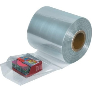 BOX PARTNERS SHT8100 SHRINK TUBING, 8" X 100 GAUGE X 1500'