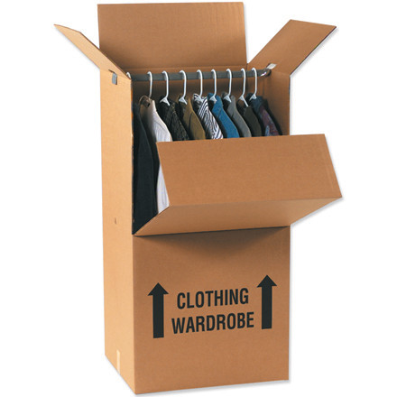 BOX PARTNERS 202045WARD WARDROBE BOXES, 20" X 20" X 45"