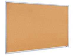 USC H-5824 CORK BOARD WITH ALUMINUM FRAME - 5 X 3'