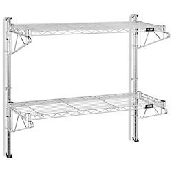 USC H-5436 WALL-MOUNT WIRE SHELVING - 36 X 12 X 34"