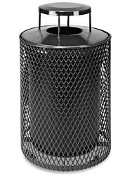 USC H-5154BL THERMOPLASTIC TRASH CAN - 32 GALLON, BON