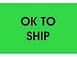 USC S-13115 INVENTORY CONTROL LABELS - "OK TO SHIP",