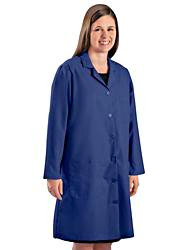 USC S-15377NB-M WOMEN'S COTTON LAB COAT - NAVY, MEDIUM