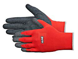 USC S-16882R-X GRIPTION? FLEX LATEX COATED GLOVES - RED