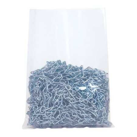 BOX PARTNERS PB8141 FLAT 6 MIL POLY BAGS, 4" X 10", CLEAR, 1