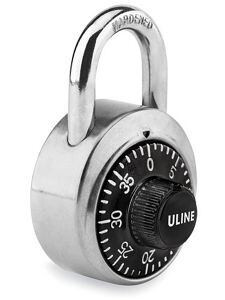 USC H-7437BL ULINE COMBINATION PADLOCK - 34" SHACKLE,