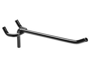 USC H-7138 STRAIGHT HOOKS FOR PEGBOARD - 5", BLACK