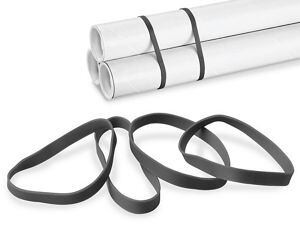 USC S-6189BL #64 RUBBER BANDS - 3 12 X 14", BLACK