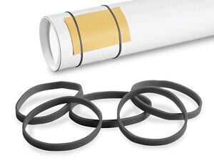 USC S-12778BL #30 RUBBER BANDS - 2 X 18", BLACK