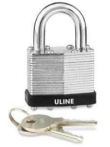 USC H-7440 ULINE STEEL PADLOCK - KEYED ALIKE, 78" S