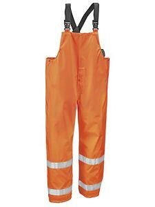 USC S-19980O-2X HEAVY DUTY CLASS 3 RAIN OVERALLS - ORANG