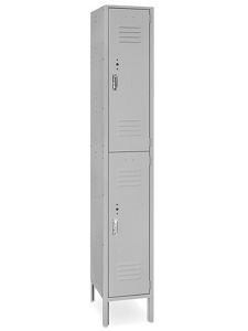 USC H-6743GR ULINE DOUBLE TIER LOCKERS - 1 WIDE, UNAS
