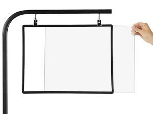 USC H-8593 CLEAR PLASTIC SIGN INSERTS - 14 X 11"