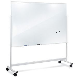 USC H-8534 MOBILE GLASS DRY ERASE BOARD - 6 X 4'