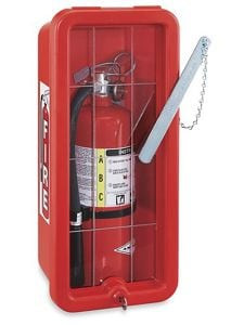 USC H-7269 FIRE EXTINGUISHER CABINET - OUTDOOR PLAS