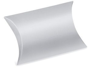 USC S-23001SIL PILLOW BOXES - 4 12 X 4 12 X 1 12", SILV