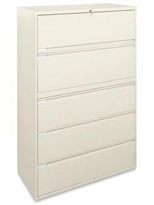 USC H-6396T LATERAL FILE CABINET - 42" WIDE, 5 DRAWE