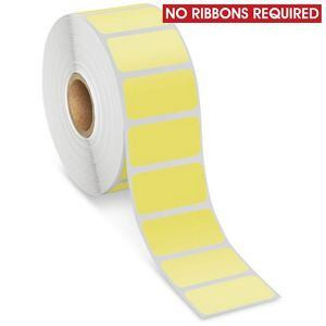 USC S-22418Y DESKTOP DIRECT THERMAL LABELS - YELLOW, 