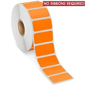 USC S-22418O DESKTOP DIRECT THERMAL LABELS - ORANGE, 