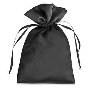 USC S-21653BL SATIN BAGS - 5 X 7", BLACK