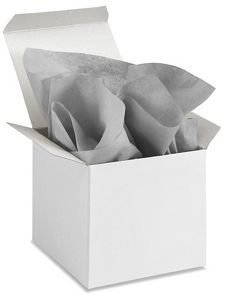 USC S-13177GR TISSUE PAPER SHEETS - 15 X 20", GRAY