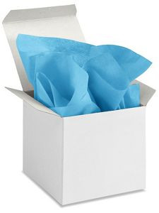 USC S-13177TRQ TISSUE PAPER SHEETS - 15 X 20", TURQUOIS