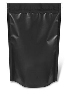 USC S-23415BL MATTE STAND-UP BARRIER POUCHES - 7 X 11 