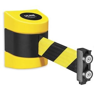USC H-5875B/Y ULINE MAGNETIC RETRACTABLE BARRIER - BLA