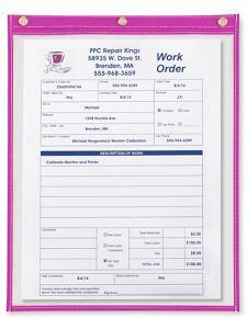 USC S-3226PUR JOB TICKET HOLDERS - 12 X 15", PURPLE