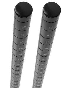 USC H-6796BL POST FOR BLACK WIRE SHELVING - 63"