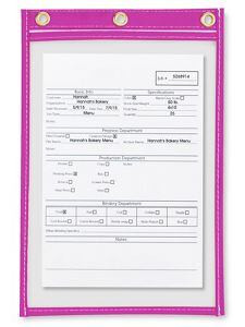 USC S-2760PUR JOB TICKET HOLDERS - 6 X 9", PURPLE