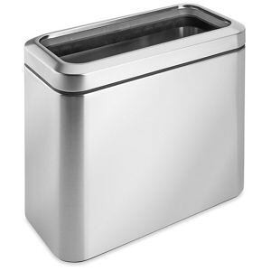 USC H-8665 SIMPLEHUMAN STAINLESS STEEL OFFICE TRASH