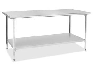 USC H-7566 STANDARD STAINLESS STEEL WORKTABLE WITH 
