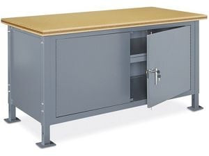 USC H-6994-WOOD STANDARD CABINET WORKBENCH - 60 X 30", C