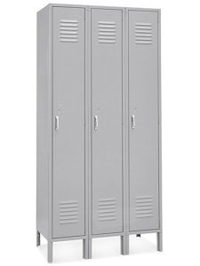 USC H-6742GR ULINE SINGLE TIER LOCKERS - 3 WIDE, UNAS